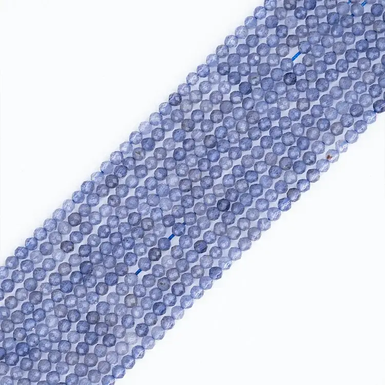 Natural Tanzanite Loose Beads 2-4mm For DIY Bracelet Necklace Wholesale Mineral Face Cutting Jewelry Making