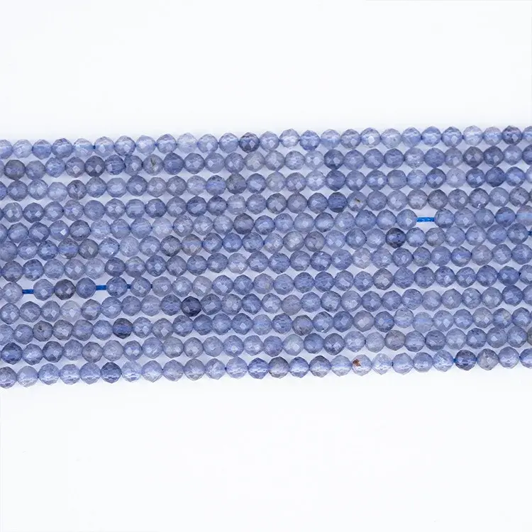 Natural Tanzanite Loose Beads 2-4mm For DIY Bracelet Necklace Wholesale Mineral Face Cutting Jewelry Making