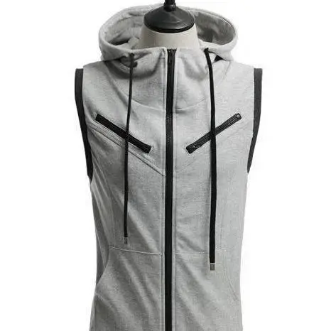 Men's Slim Fit Breathable Sports Vest Summer Casual Tank Top Sleeveless Backless Thermal Wear Comfortable Lightweight Vest