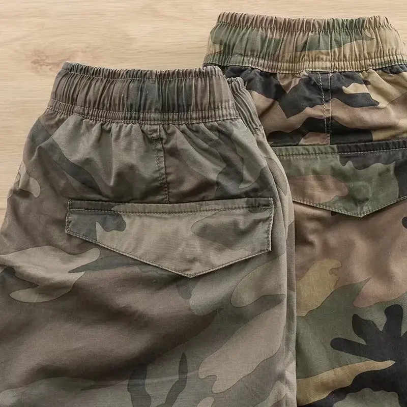 Camouflage Workwear Pants Men's Loose-fit Casual Trousers 2021 Spring/autumn New Style Japanese Brand Trendy Design
