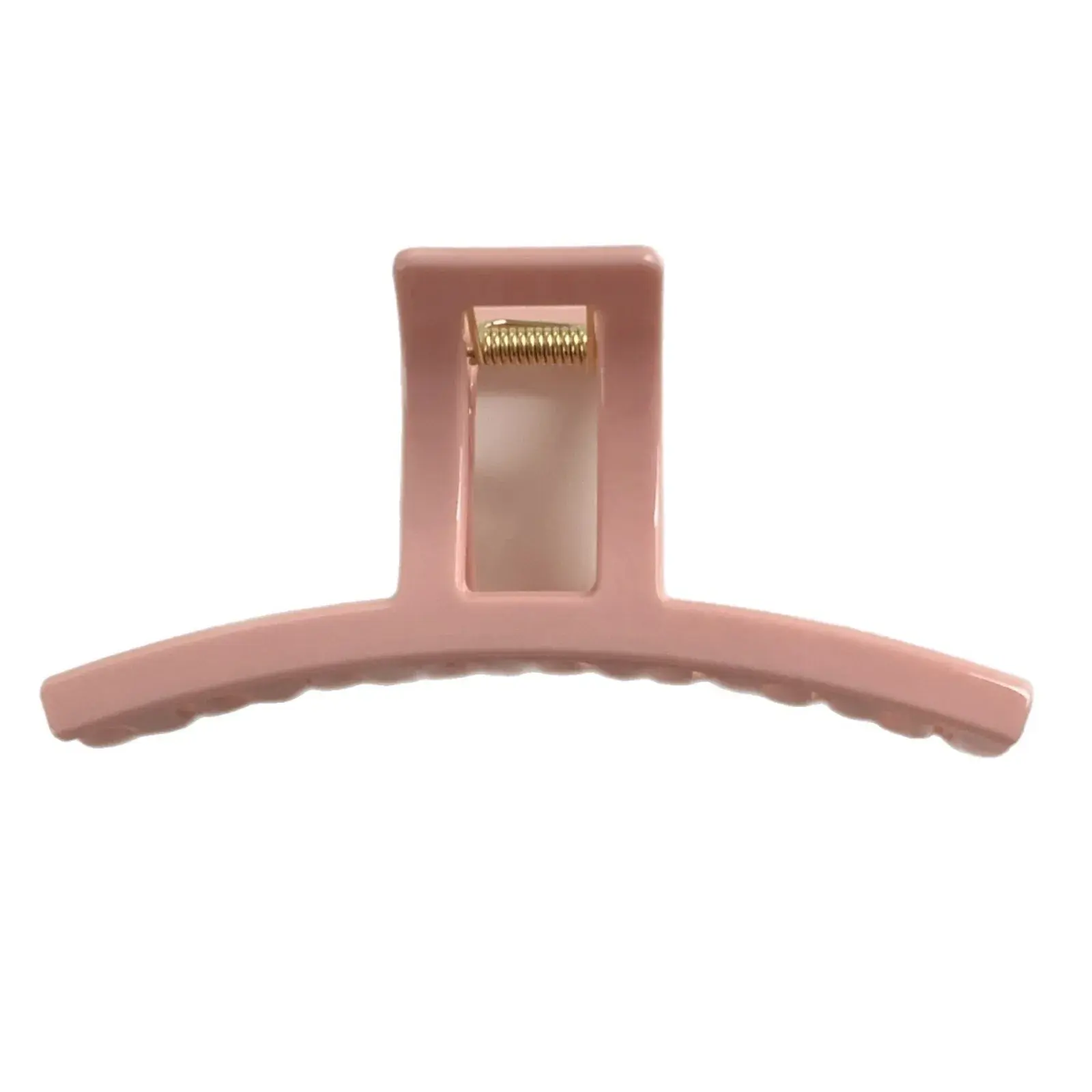 Simple Pure Color Hair Claw Women's Shark Clamp Stylish Versatile Hair Accessory for Updos Professional Salon Grade