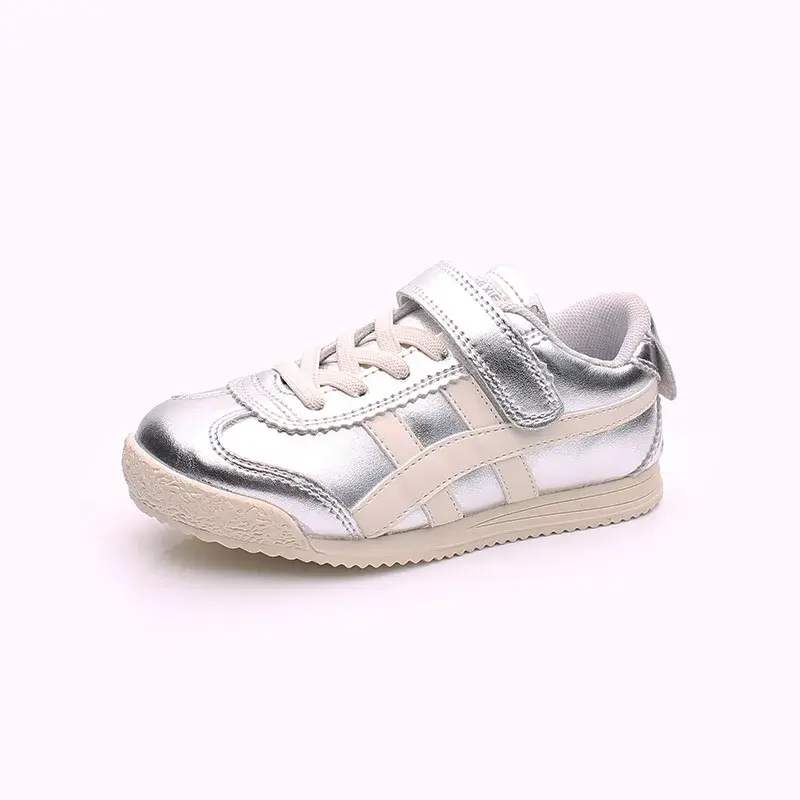 Children's Casual Shoes 2024 Spring Autumn New Style Boys Training Shoes Soft Bottom Baby Genuine Leather Cute Kids Running