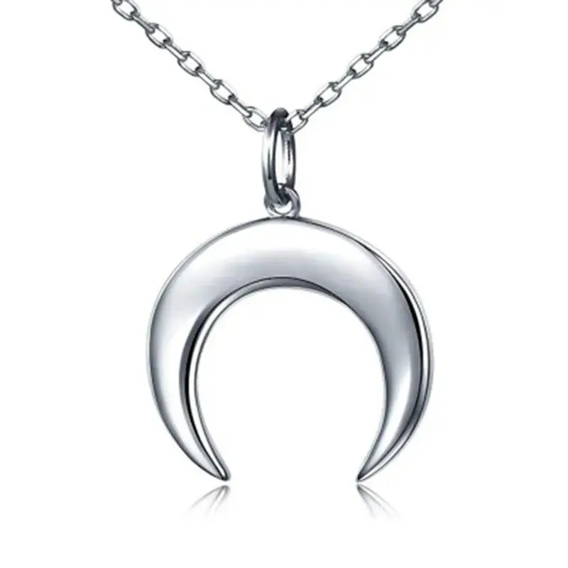 Trendy Half-Moon Shape Necklace Cross-Border E-commerce New Arrival Fashionable Jewelry Wholesale From Manufacturer