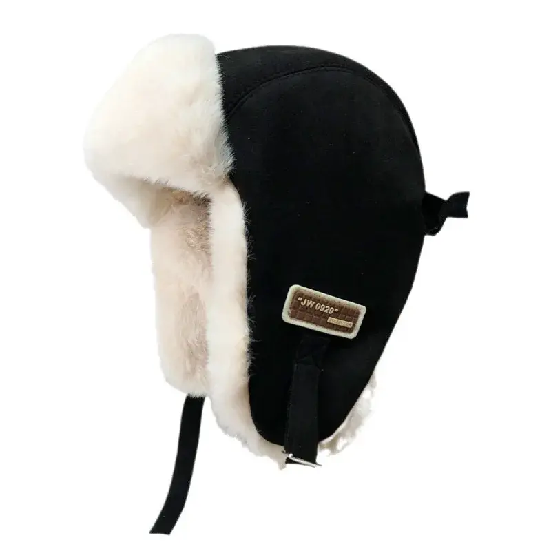 Thickened Fleece Winter Hat Men's Retro Fashion Cycling Ear Protection Lei Feng Cap Warm And Cozy Bike Riding Headwear