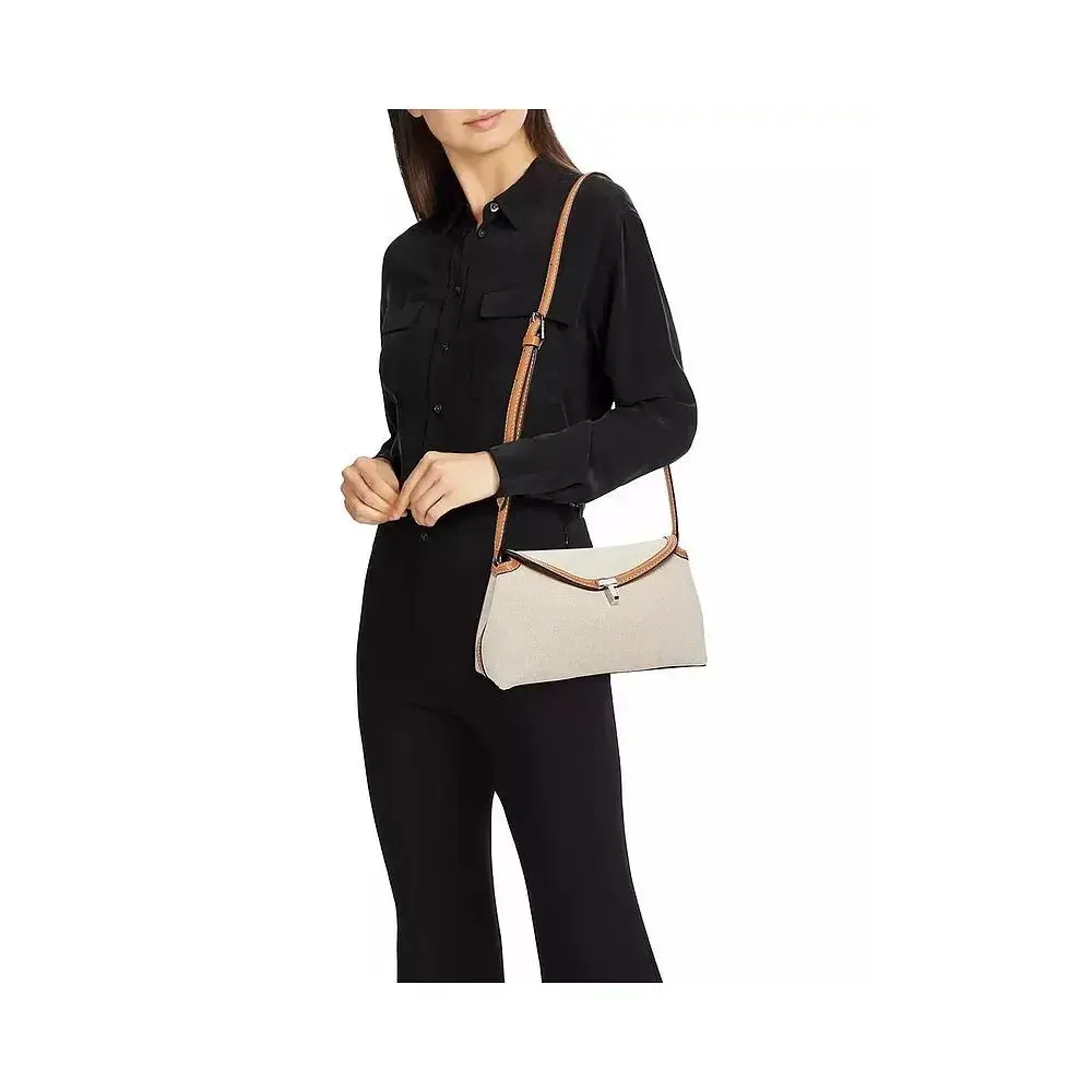 NicheTOTEME New Large Capacity Commuter Bag Handheld Hemp Leather Versatile Single Shoulder Slant Cross Women's Bag