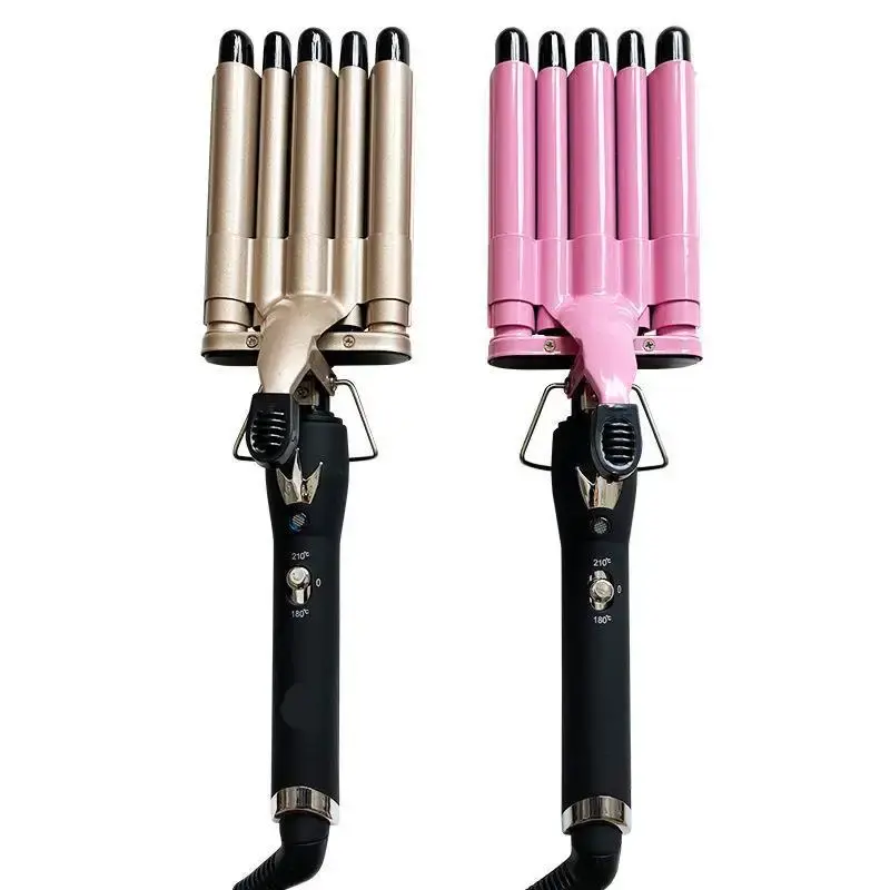Korean Style Curling Iron Five Rods Quick Egg Roll Hair Wave Texture Ramen Head Salon Tool Accessories Hair Beautifying Bar None