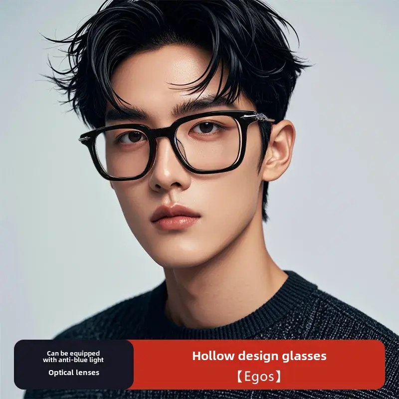 2024 New Gm Glasses Frame Women's High-end Feelegos Pure Titanium Large Face Slimming Fashionable Versatile Glasses Arch Male