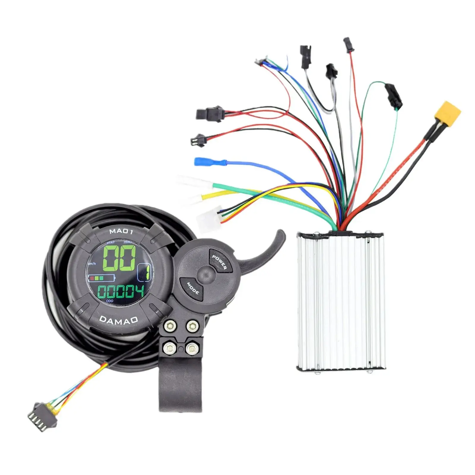 Universal Controller For Electric Scooters 48v-60v 25A 6-channel Damao LCD Display Accelerator High-current Low-voltage