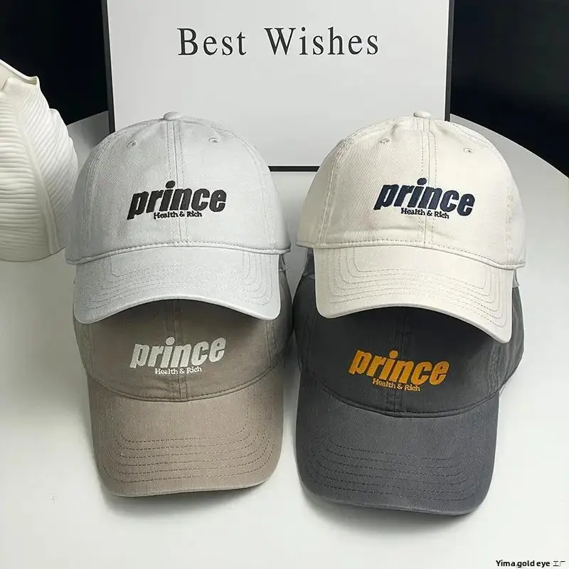 Four-Season Soft Top Quality Baseball Caps Unisex Embroidery Duckbill Cap Versatile Casual Style for Men And Women