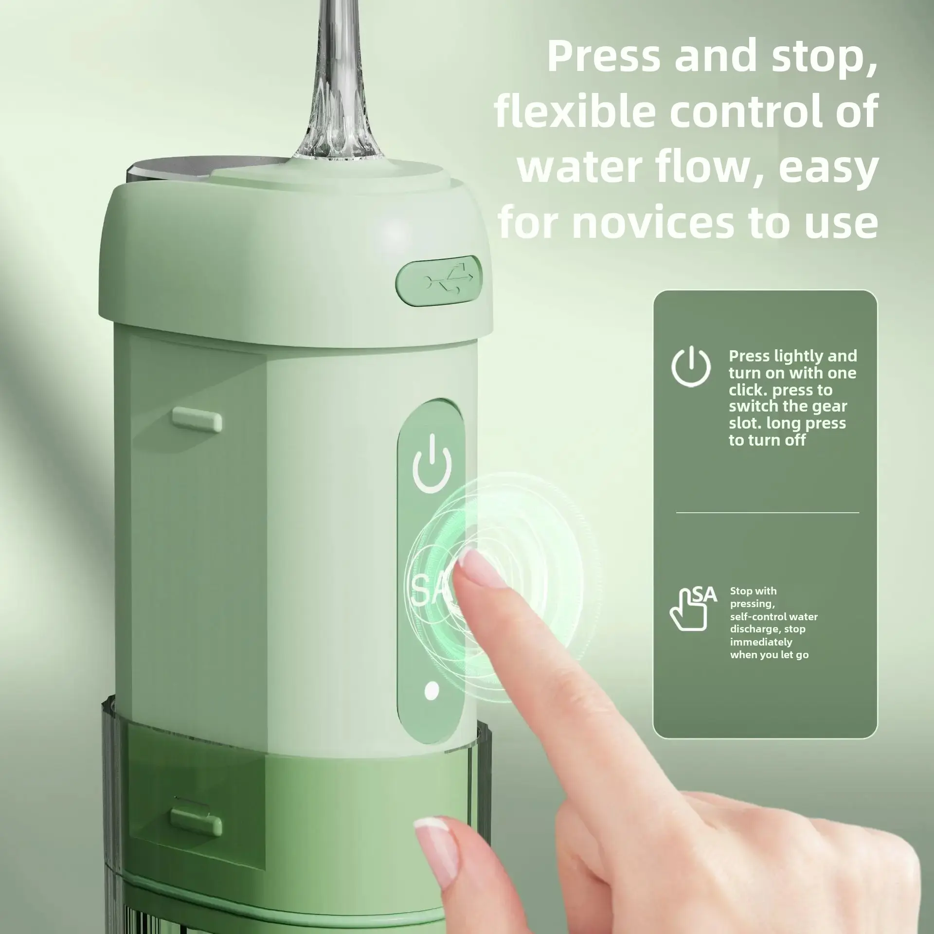 Portable Electric Dental Cleaner Motorcycle Gift Vehicle Mounted Stone Removal Tooth Cleaning Device Chinese Mainland Origin