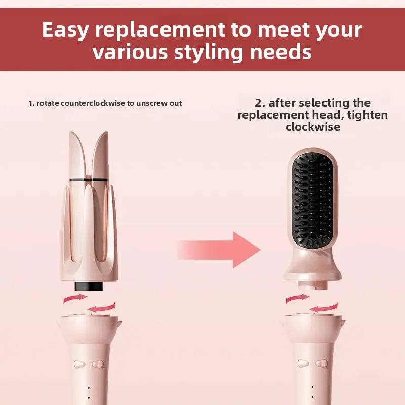 Automatic Hair Curler Super Large Curl Big Wave Three in One Hair Styling Tool Straightening Comb Hair Care No Damage