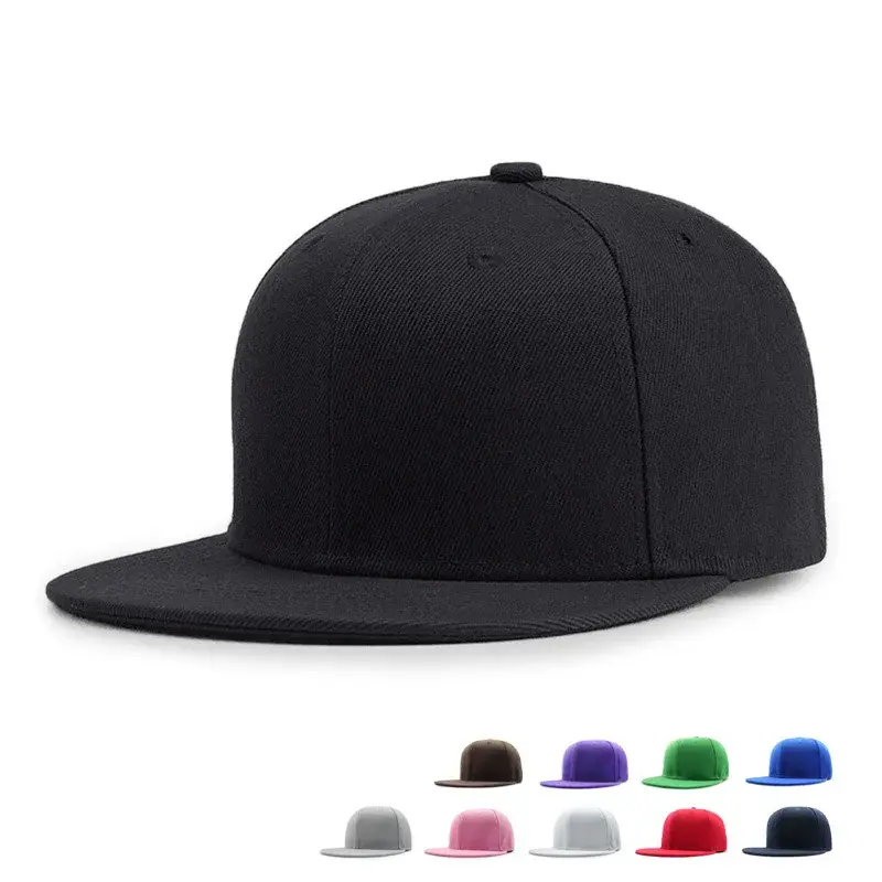 Casual Hip Hop Cap Flat Brim Hat Men's Korean Fashion Summer Dance Cap Student Street Style Baseball Cap for Men And Women