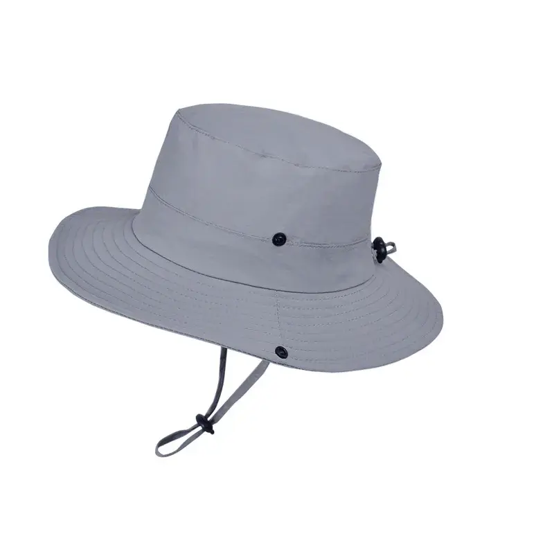 New Summer Sun Protection Fishing Cap Unisex Outdoor Hiking Hat Large Brim Waterproof Lace Net Hat for Men And Women