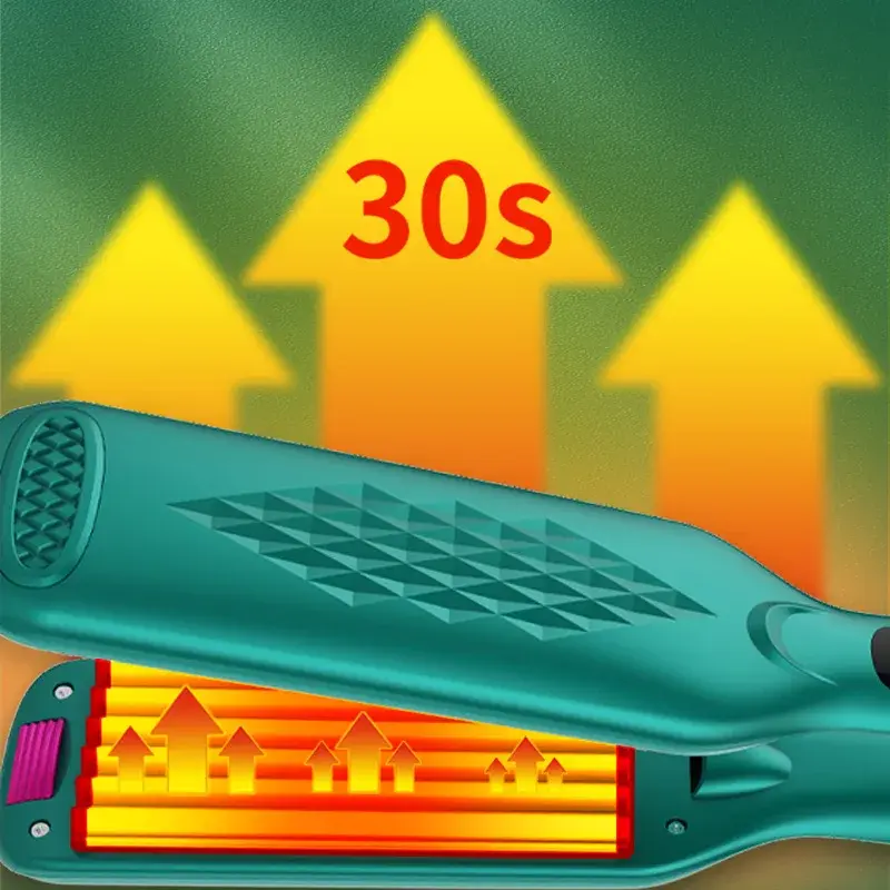 Portable Negative Ion Ceramic Hair Straightening And Curling Irons Home Use Damage Free Hair Styling Tools Straight And Curly Du