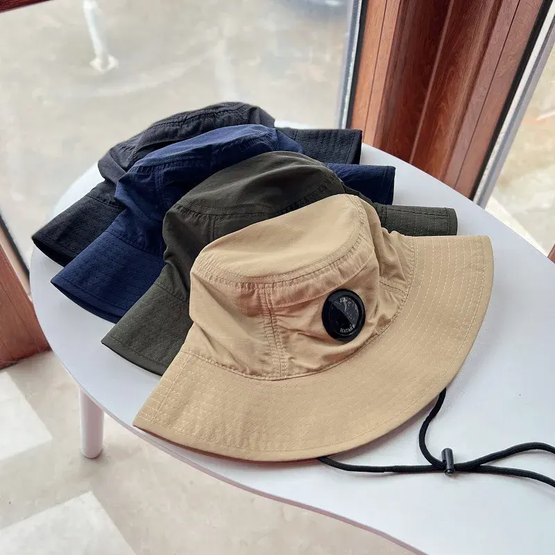 Outdoor Fishing Glacier Cap Wholesale Lightweight Quick-Dry Foldable Bucket Cap Climbing Sunscreen Korean Style Motorcycle Helme