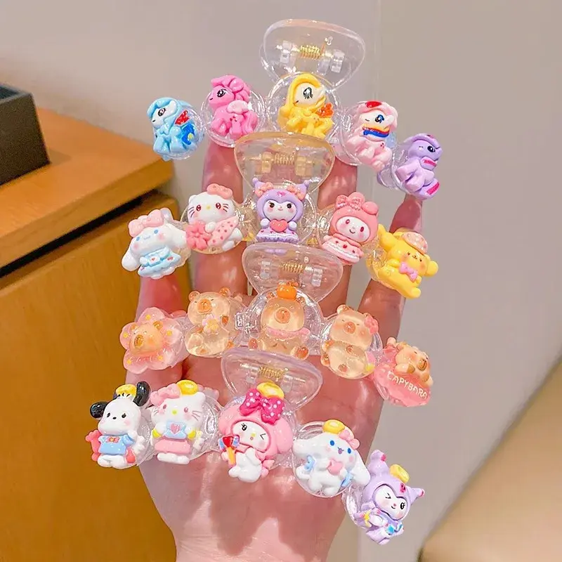 Large Size Cartoon Hair Accessories for Girls Shark Clamp Hair Clips Children Salon Professional Fixed Hair Clips