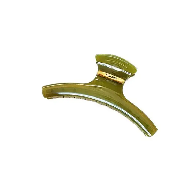 Extra Large Golden Label Arc Clip Spring New Style Professional Feeling Hair Accessories Shark Clip at Back of Head Salon Grade