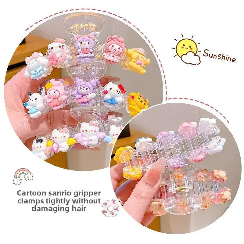 Large Size Cartoon Hair Accessories for Girls Shark Clamp Hair Clips Children Salon Professional Fixed Hair Clips