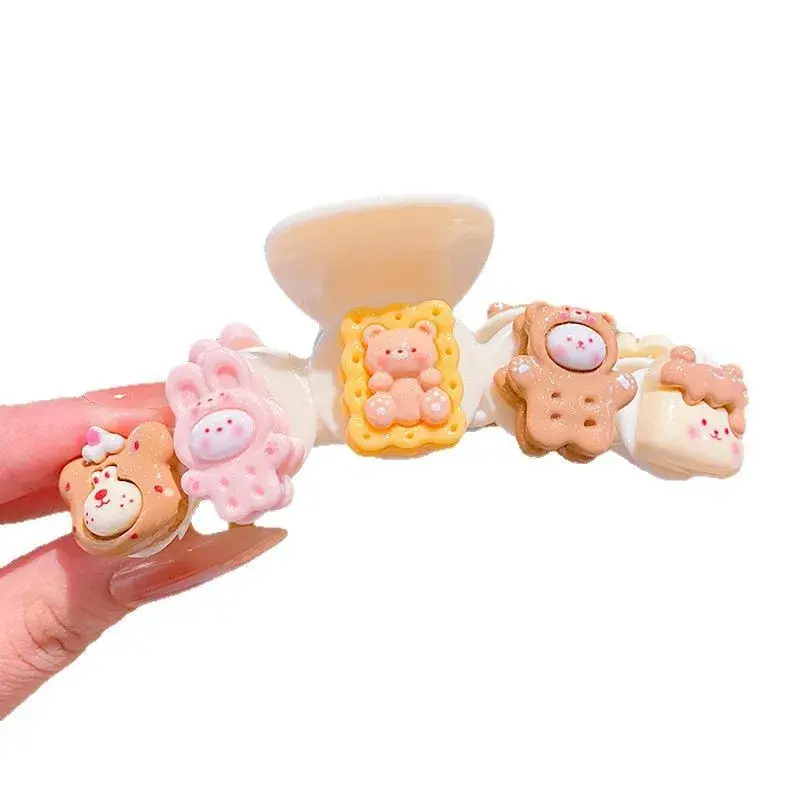 Large Size Cartoon Hair Accessories for Girls Shark Clamp Hair Clips Children Salon Professional Fixed Hair Clips