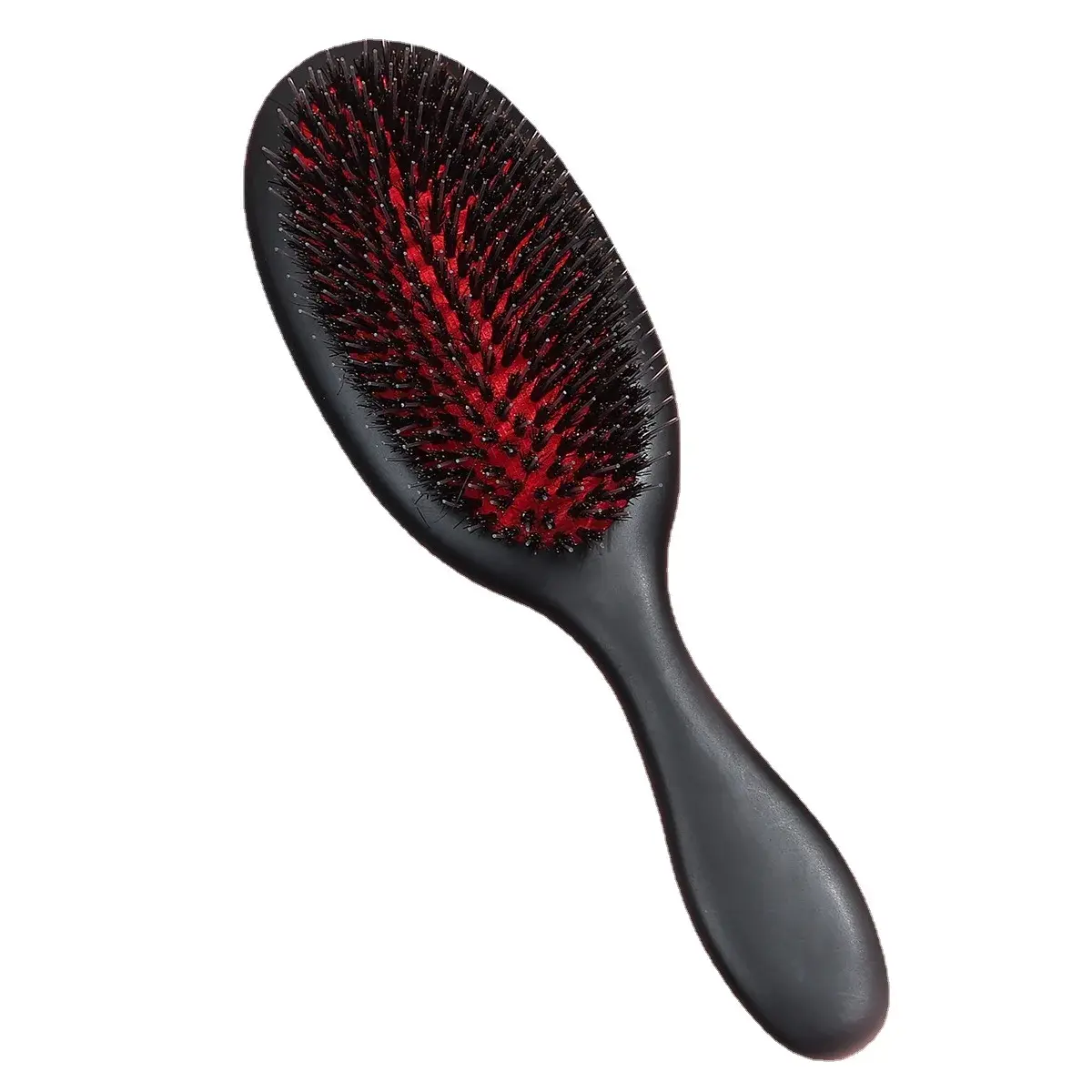 New Arrival Red Leather Nylon Bristle Airbag Comb Volumizing Hair Styling Air Cushion Comb Large Board Comb for Hair Beautifying
