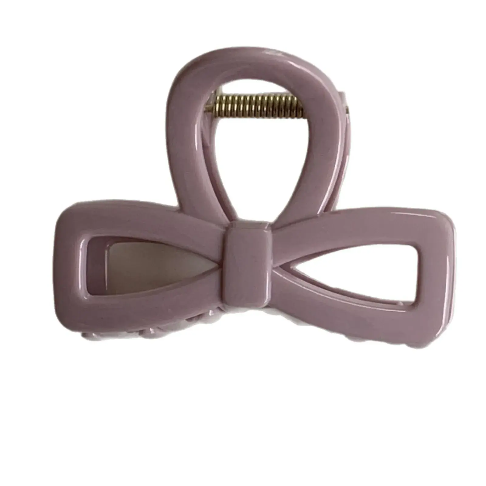 Elegant Pure Color Pink Hair Claw for Women Shark Bite Hair Clip Professional Salon Hair Division And Fixation Hair Accessories