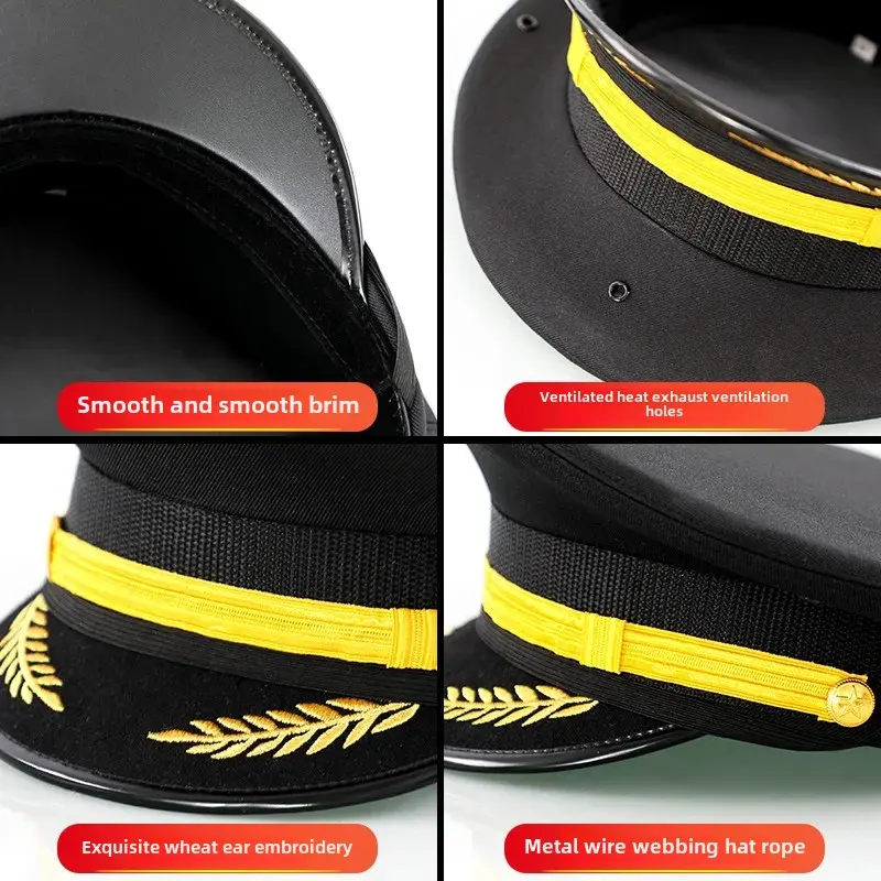 Large Brimmed Aviation Airport Runway Safety Helmet Stage Performance Hotel Southern Aviation Security Large Turret Helmet Railw