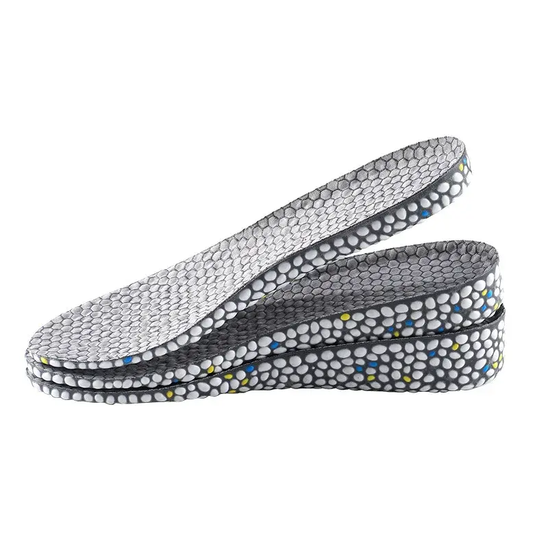 Men's Invisible Heightening Shoe Inserts Sporty Comfortable Full Pad for Leather Shoes PU Material Made in China
