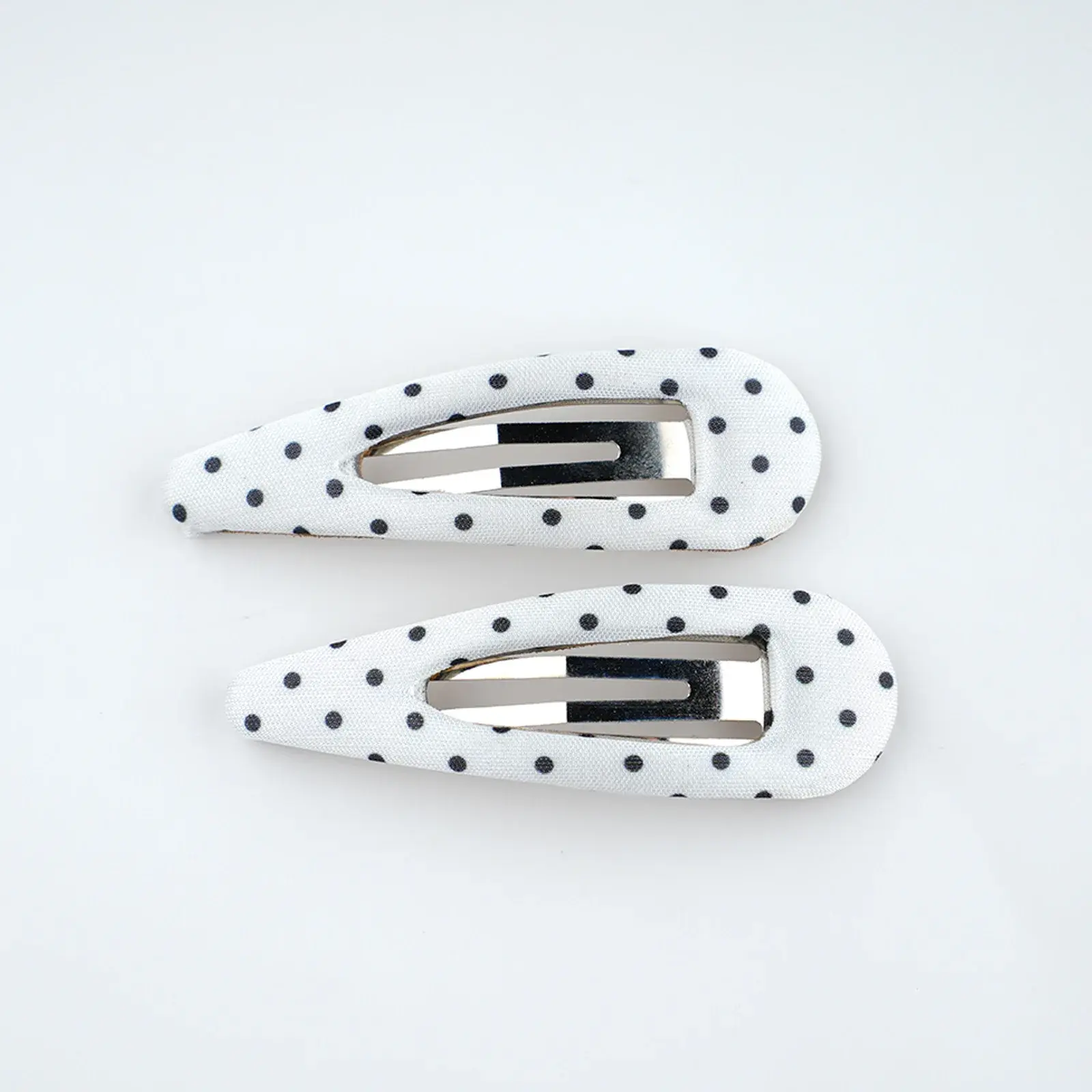 Korean Style Polka Dot BB Hair Clip Fabric Simple Luxury Hair Accessories Bangs Clamp Edge Clamp Professional Salon Hair Pieces