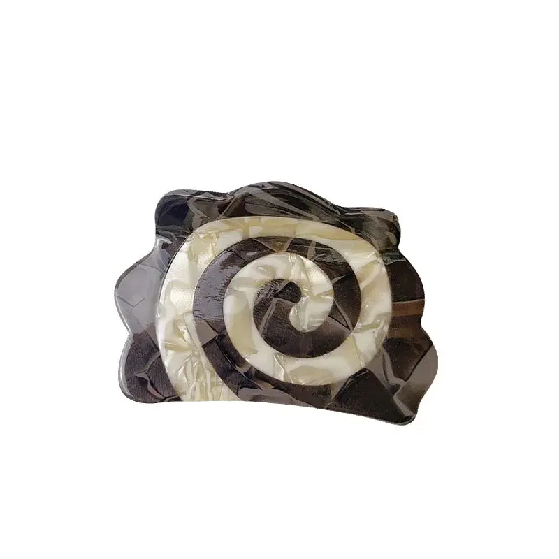 Sweet Cute Sushi Fish Board Hair Clips Women's Headwear Professional Salon Partition Fixed Hair Clips Spiral Shell Shark Clips