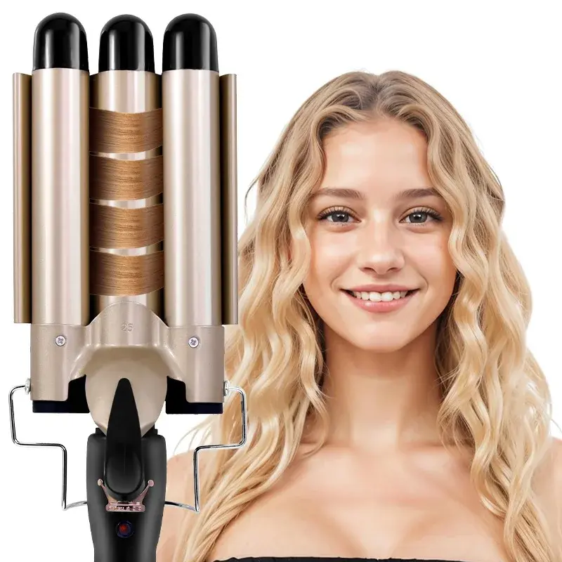 New Ladies Professional 25mm Egg Roll Hair Curling Iron Salon Grade Constant Temperature Negative Ion Large Wave Curling Iron