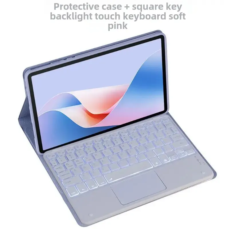 Silicone Bluetooth Keyboard Protective Case For OPPO Pad Air 10.36 Inch OPD2102 Covered Edge Soft Shell Motorcycle Electronic Ac