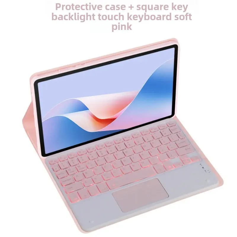 Silicone Bluetooth Keyboard Protective Case For OPPO Pad Air 10.36 Inch OPD2102 Covered Edge Soft Shell Motorcycle Electronic Ac