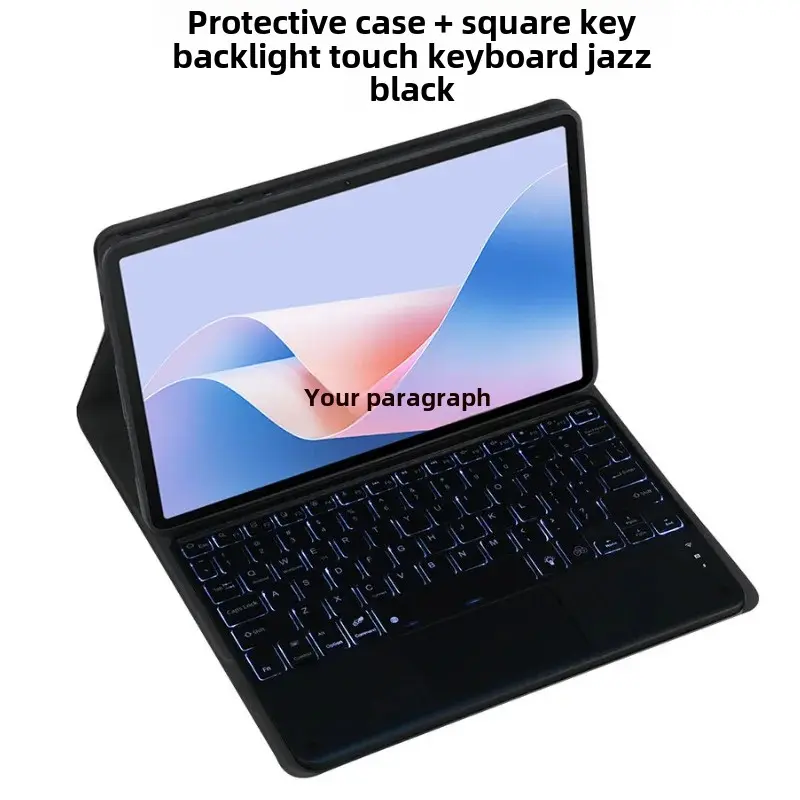 Silicone Bluetooth Keyboard Protective Case For OPPO Pad Air 10.36 Inch OPD2102 Covered Edge Soft Shell Motorcycle Electronic Ac