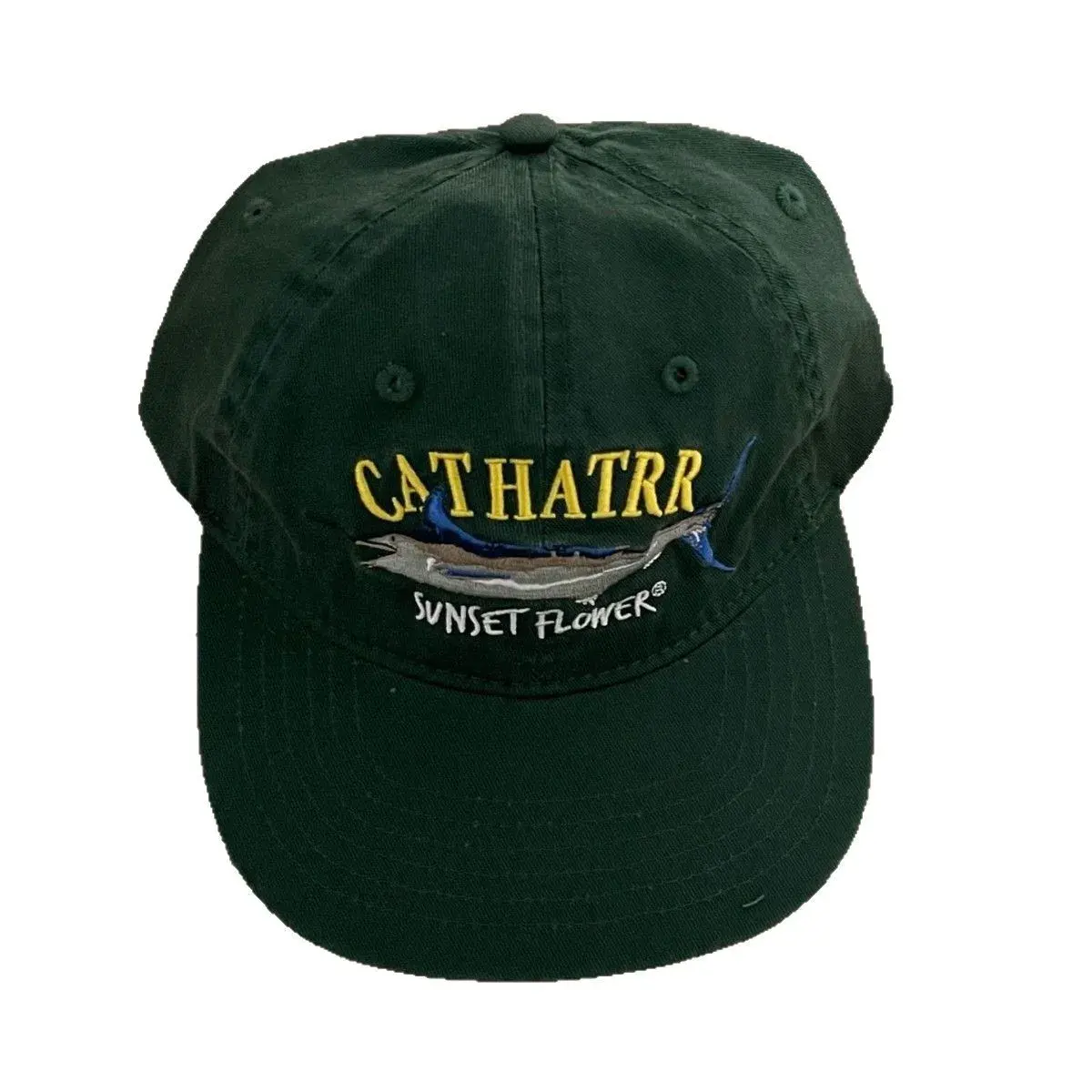 Korean Ins Small Audience Tuna Pattern Flat Brim Baseball Cap Spring Summer Thin Street Duckbill Hat Blogger Favorite