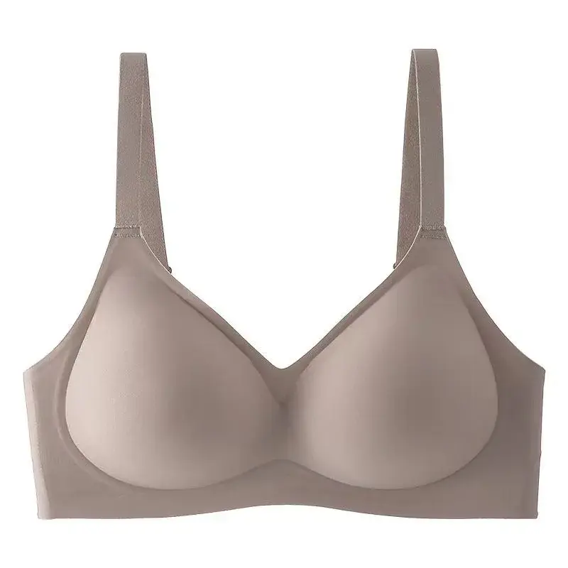 Soft Support Palm Shaped Fixed Cup Bra Women's Underwear No Wire Anti-Sagging Invisible Push up Bra Comfortable Undergarment