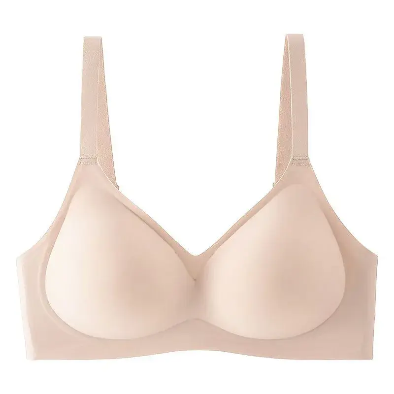 Soft Support Palm Shaped Fixed Cup Bra Women's Underwear No Wire Anti-Sagging Invisible Push up Bra Comfortable Undergarment