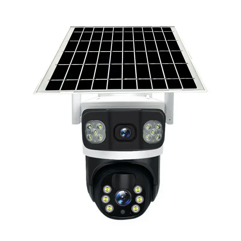 V380PRO Solar Powered 4G Outdoor Waterproof Handheld Ball Machine High Definition Monitoring No Wiring Required Remote Viewing P
