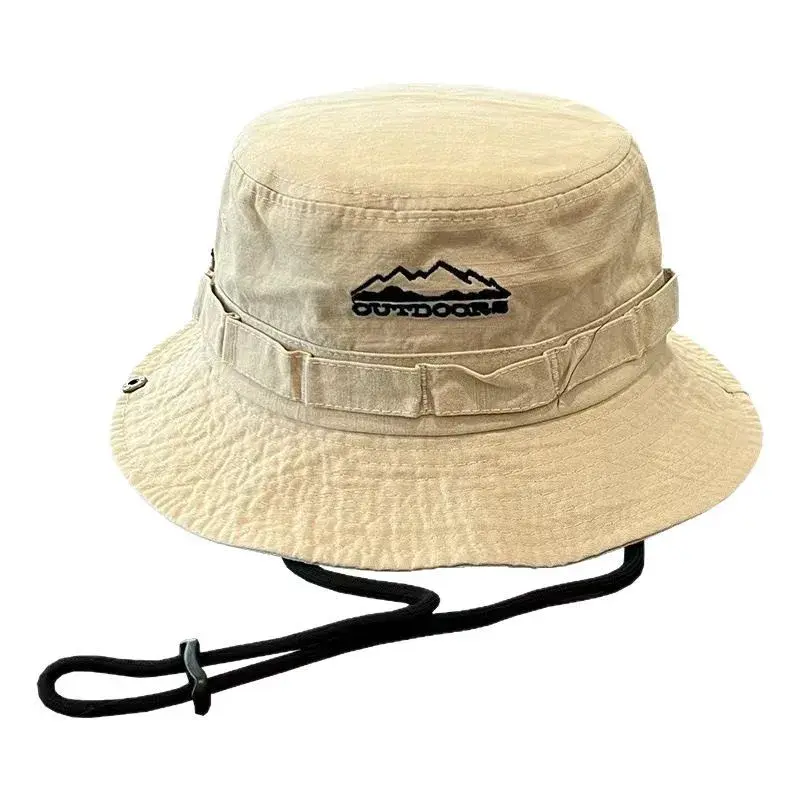 Unisex Outdoor Climbing Hat Quick Dry Western Cowboy Style Sun Protection Large Head Circumference Hiking Shade Trendy Cap
