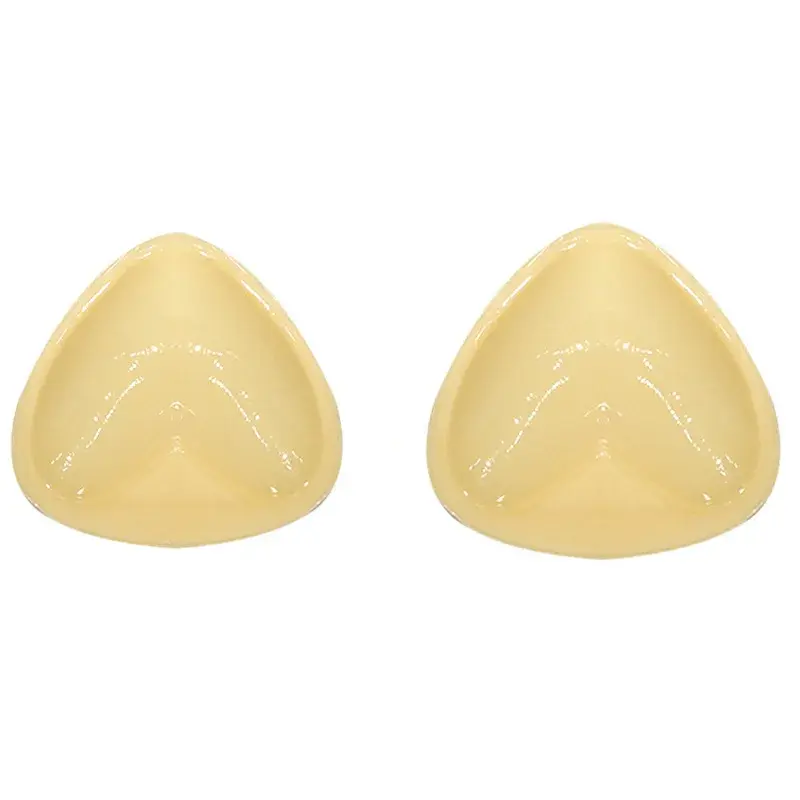 Seamless Triangle Double-sided Breathable Chest Pad Women's Gathered Thickened Self-adhesive Sponge Chest Inserts Wholesale