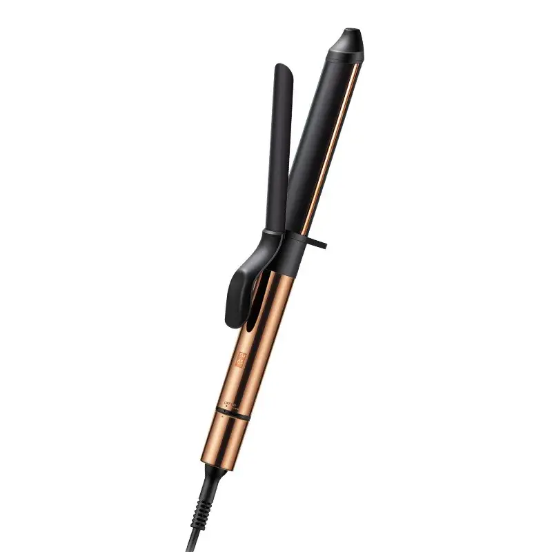 New Rotating Temperature Control Integrated Hair Curling Iron Oval Salon Tool Accessory Dry Wet Use Dual Function