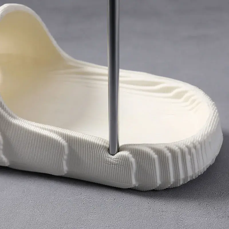 Trendy Outdoor Home Use Slippers For Men Summer Anti-Slip Pool Slippers Casual Wear PVC Base Ins Trendy Summer Men's Sandals