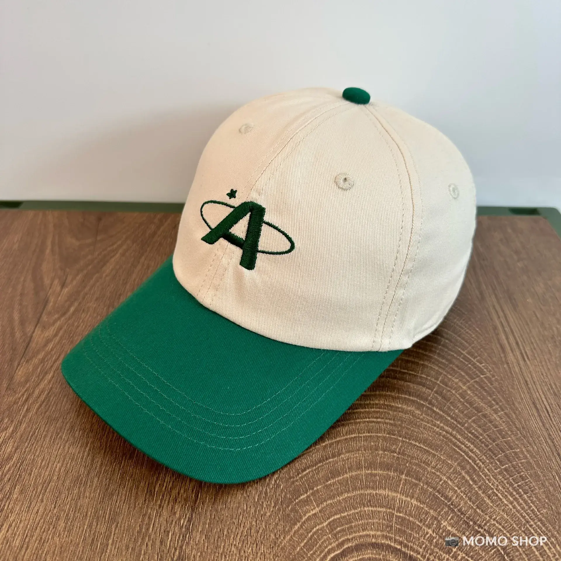 Original Design Fashionable A- Letter Soft Top Embroidered Baseball Cap Unisex Korean Style Street Casual Bowler Hat Face Slimmi