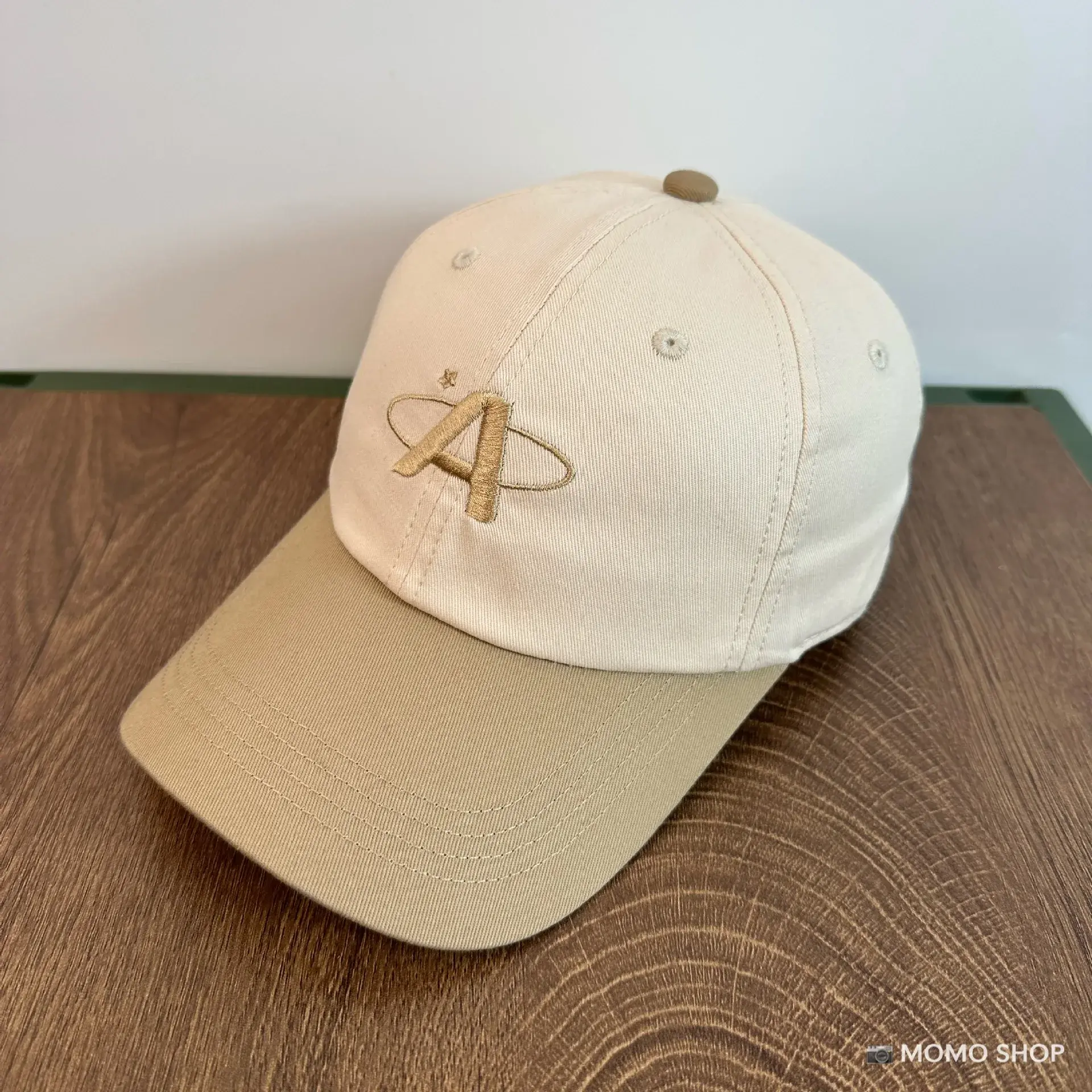 Original Design Fashionable A- Letter Soft Top Embroidered Baseball Cap Unisex Korean Style Street Casual Bowler Hat Face Slimmi