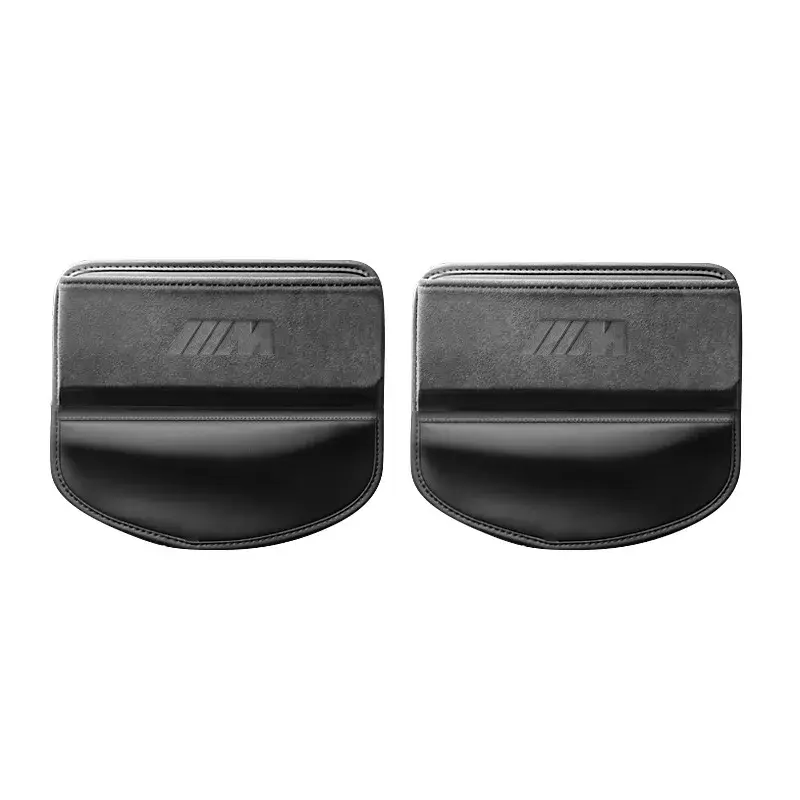 Bmw M-badge Imported Alcantara Leather Seat Gap Storage Box Car Modification Storage Container For Stowing Tidying