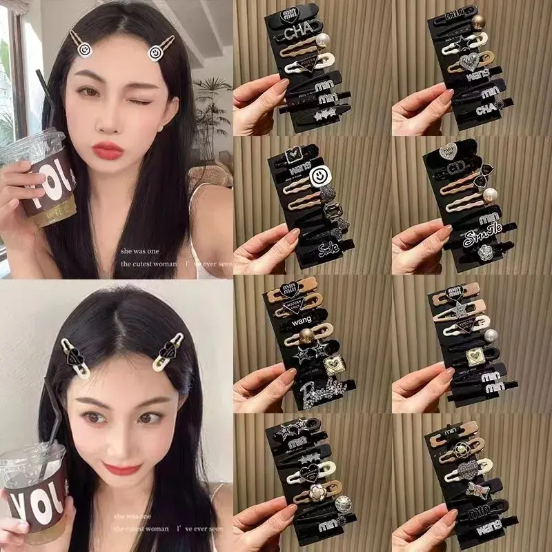 Cute Girl Side Hair Clip Versatile Forehead Clamp Hot Sale Of The Season New Model Fringe Hair Clip Women's Professional Salon P