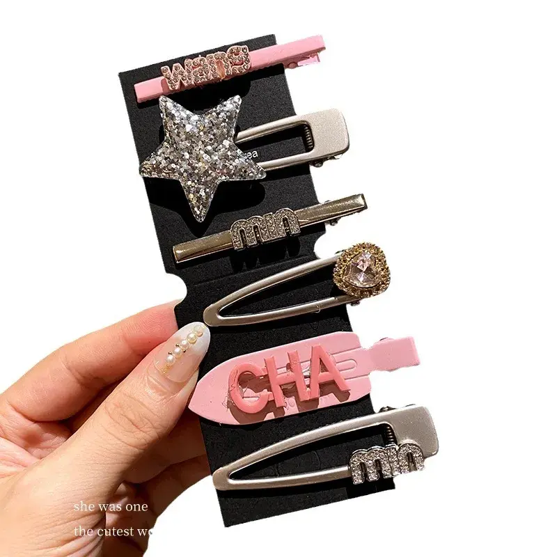 Cute Girl Side Hair Clip Versatile Forehead Clamp Hot Sale Of The Season New Model Fringe Hair Clip Women's Professional Salon P