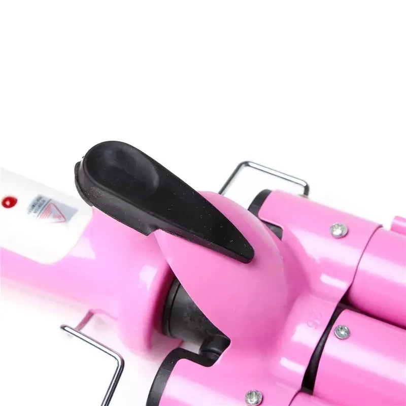Large Size Three Rods Curling Iron Egg Roll Head Water Wave Texture Curling Device Cake Clip Board Salon Tool Accessories
