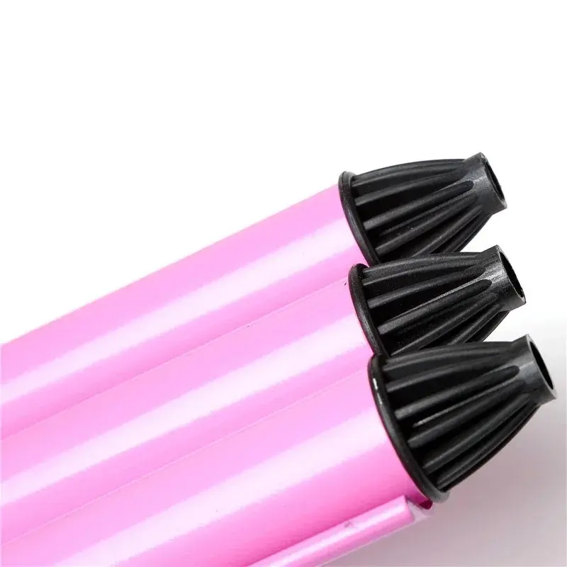 Large Size Three Rods Curling Iron Egg Roll Head Water Wave Texture Curling Device Cake Clip Board Salon Tool Accessories