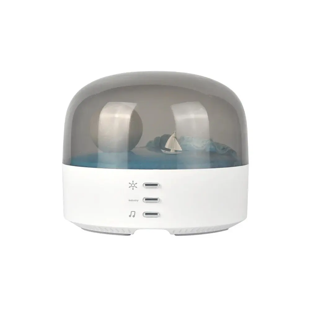 Creative Moon Night Light Bluetooth Speaker High Aesthetic Value Indoor Night Light Eye Protection Atmosphere Light Birthday Gif