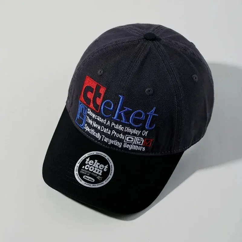Retro American Streetwear Baseball Cap Embroidered Label Duckbill Hat Soft Top Breathable Comfortable for Men And Women
